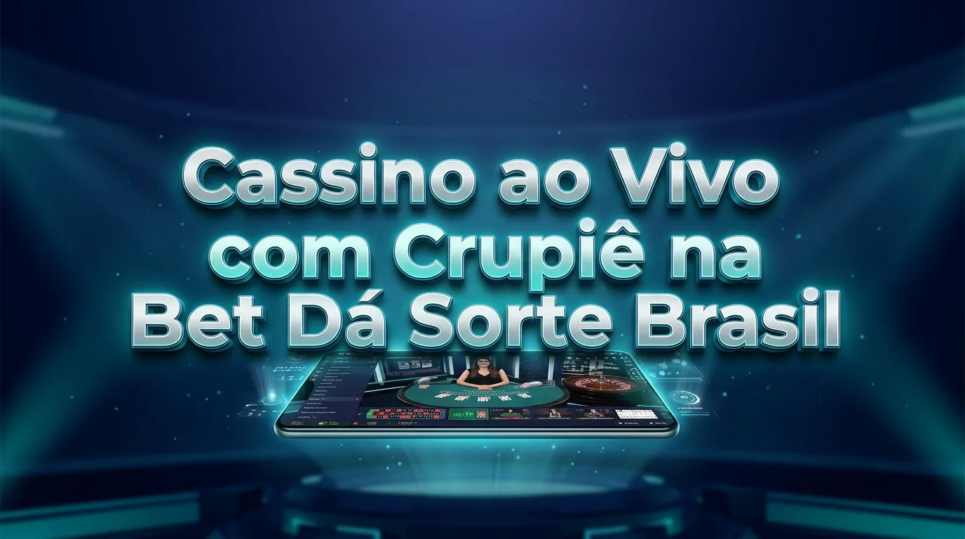 Cassino ao Vivo com Crupiê na Bet Dá Sorte Brasil